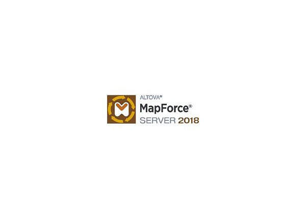 Altova MapForce Server 2018 - subscription license (1 year) - 1 server, 6 cores