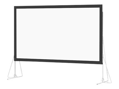 Da-Lite Heavy Duty Fast-Fold Deluxe Screen System Video Format - projection screen with heavy duty legs - 300 in (300