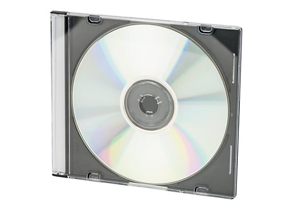 Innovera Thin Line Polystyrene CD/DVD Storage Case - storage CD/DVD slim jewel case