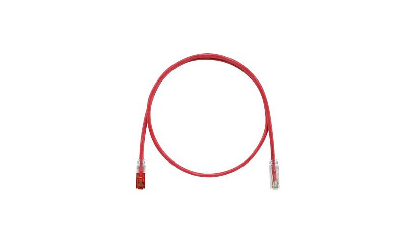 Panduit TX6 PLUS Keyed - patch cable - 16.4 ft - red