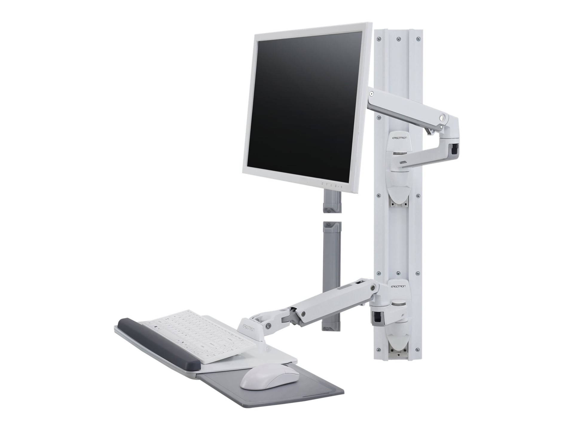 Ergotron LX Wall Mount System mounting kit - Patented Constant Force Technology - for LCD display / keyboard / mouse -