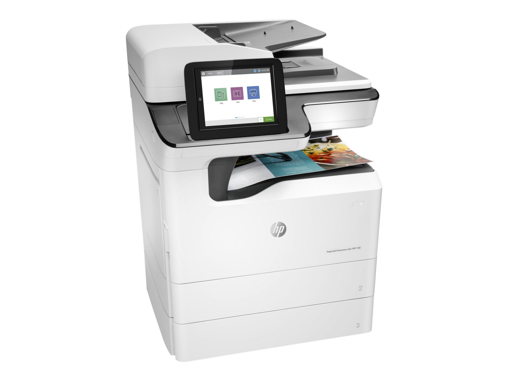 Thumbnail 2 of 4 for HP PageWide Enterprise Color MFP 780dn - multifunction printer - color