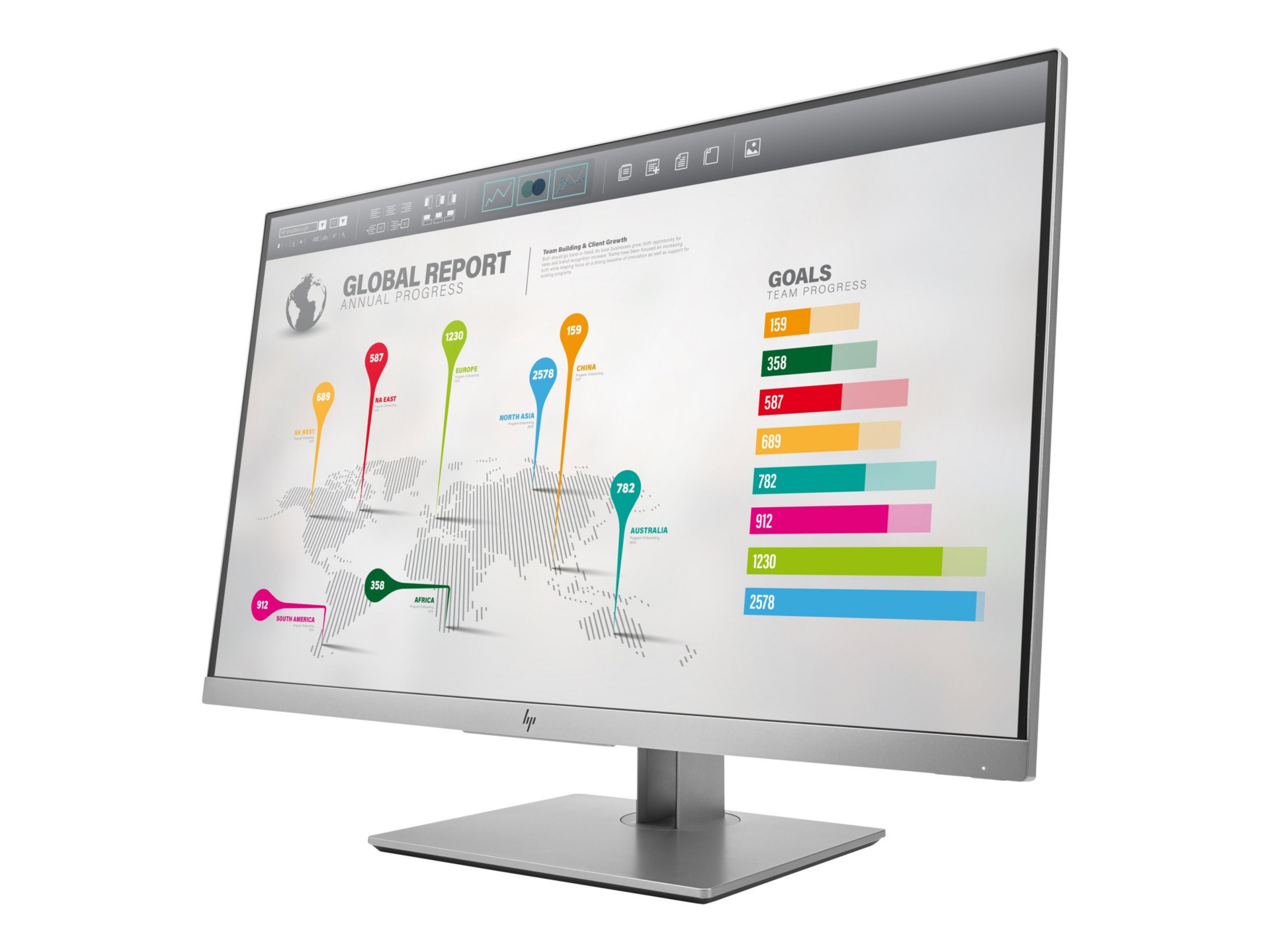 HP EliteDisplay E273q - LED monitor - 27"