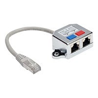 Tripp Lite RJ45 Splitter Adapter Cable 10/100 Ethernet Cat5/Cat5e M/2xF 6in
