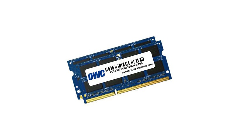 Other World Computing - DDR3 - 8 GB: 2 x 4 GB - SO-DIMM 204-pin - unbuffere