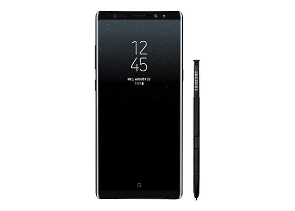 Samsung Galaxy Note8 - Enterprise Edition - midnight black - 4G HSPA+ - 64 GB - TD-SCDMA / UMTS / GSM - smartphone