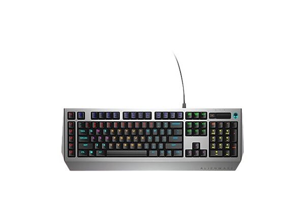 Alienware Pro Gaming Keyboard AW768 - keyboard - US - black, silver