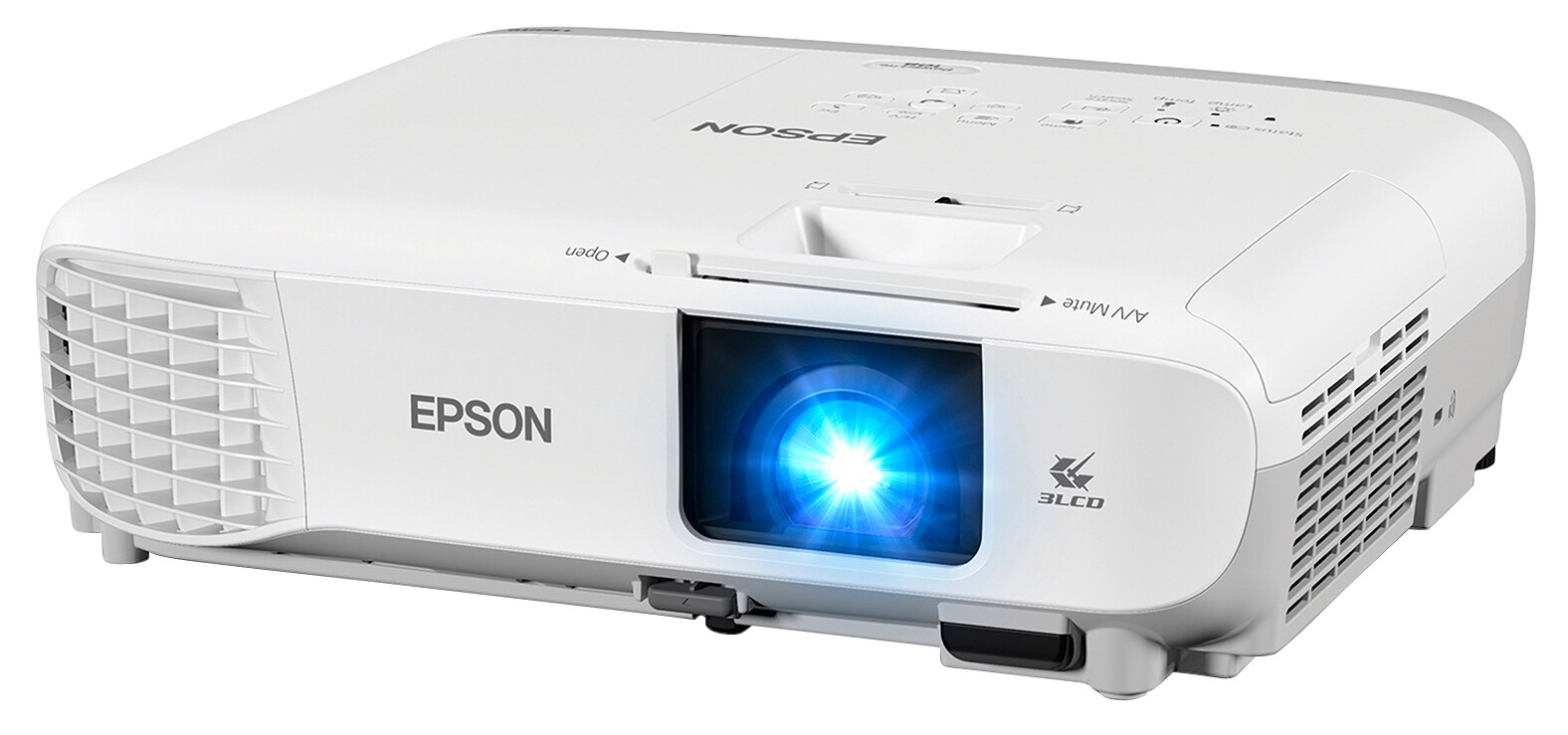 Epson PowerLite 108 - 3LCD projector - portable - LAN