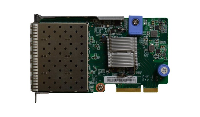 Lenovo ThinkSystem - adaptateur réseau - LAN-on-motherboard (LOM) - 10 Gigabit SFP+ x 4