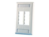 Ortronics Clarity TracJack - faceplate