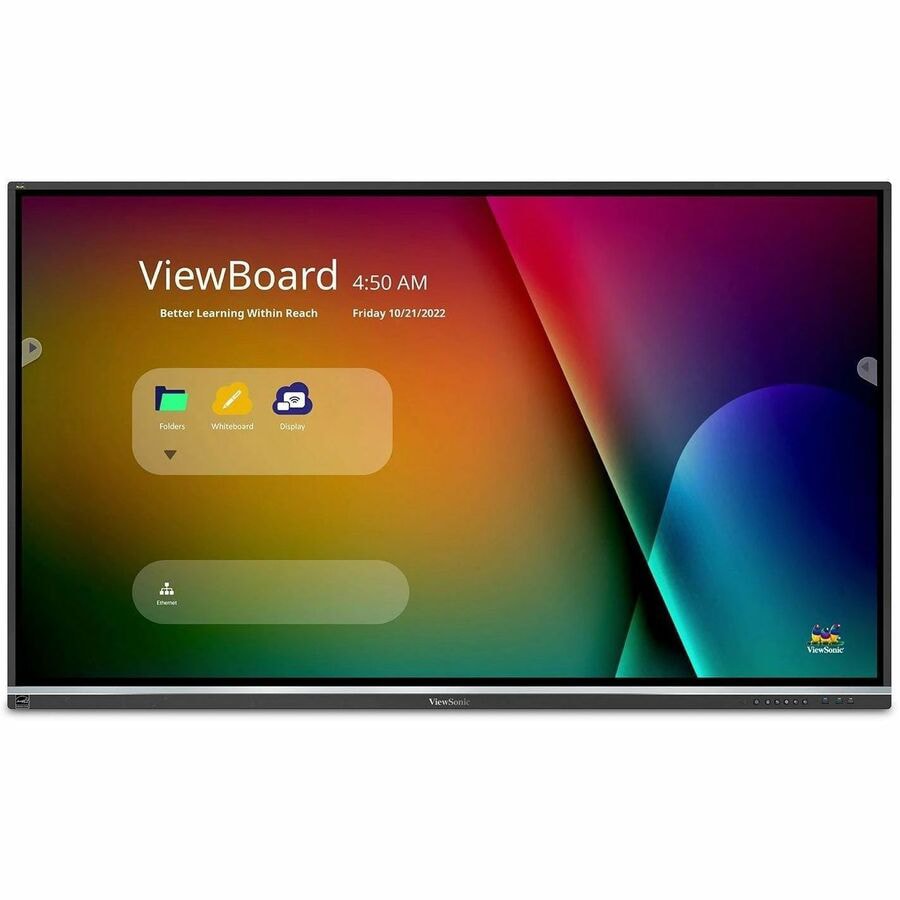ViewSonic ViewBoard IFP7550 - 4K UHD Multi-Touch Interactive Display with Integrated Software - 350 cd/m2 - 75