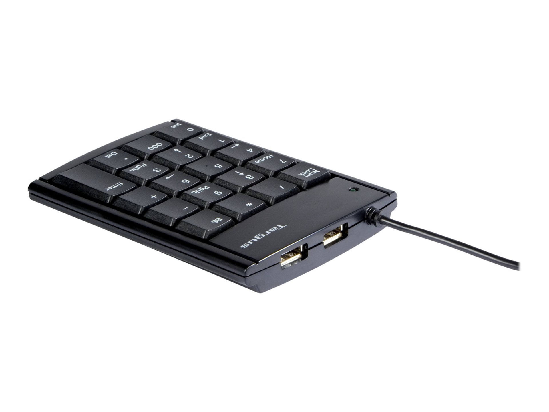 Targus USB Numeric Keypad with 2-port Hub