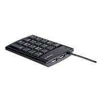 Targus Numeric Keypad with USB Hub - keypad - black