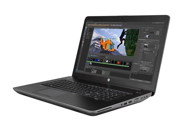 HP ZBook 17 G4 Mobile Workstation - 17.3" - Core i7 7700HQ - 16 GB RAM - 256 GB SSD + 1 TB HDD - US