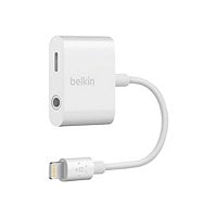 Belkin 3.5mm Audio + Charge Rockstar (iPhone Aux Adapter) - White