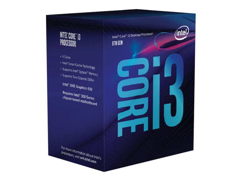 Intel Core i3 8100 / 3.6 GHz processor - Box