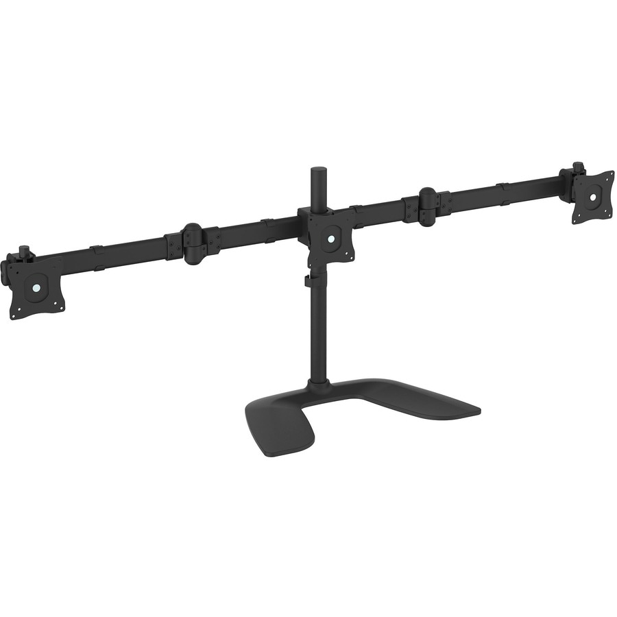 StarTech.com Triple Monitor Stand, Crossbar, Steel & Aluminum, For VESA Mou