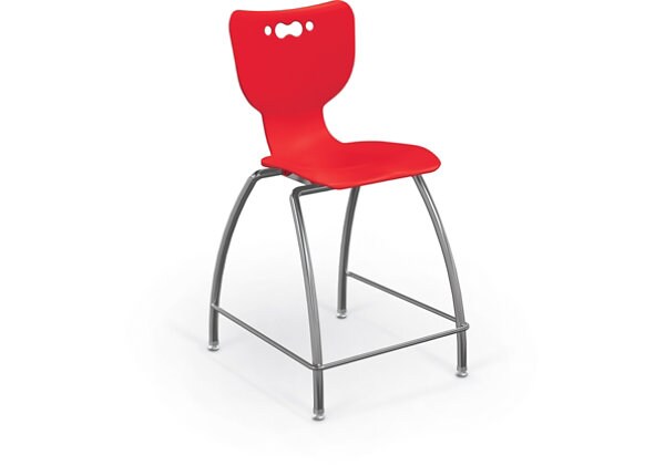 Hierarchy 4-leg Stool Red