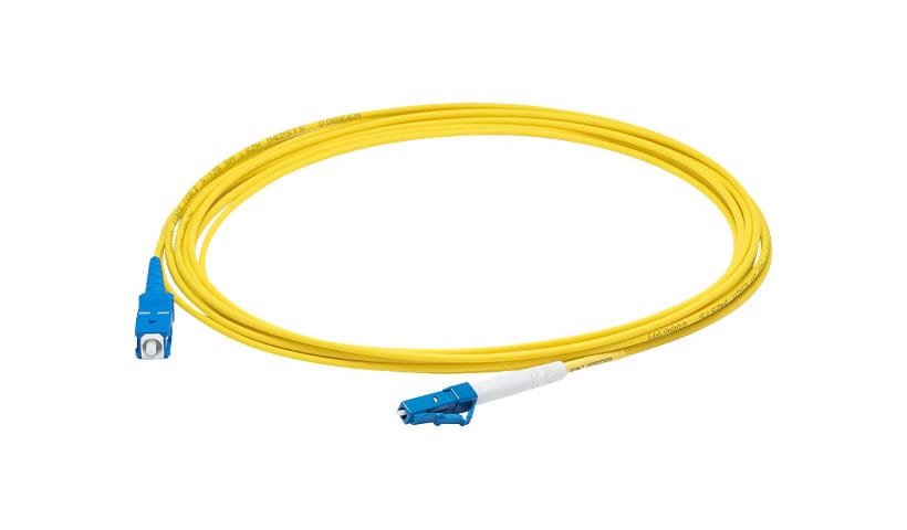 Proline 15m LC (M) to SC (M) Yellow OS2 Simplex Fiber OFNR Patch Cable