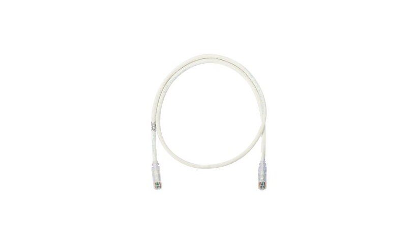 Panduit NetKey patch cable - 7 ft - gray