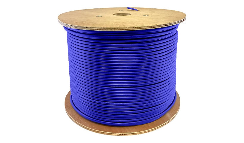 Proline 1000ft Non-terminated Blue Solid Cat6 UTP PVC Copper Patch Cable