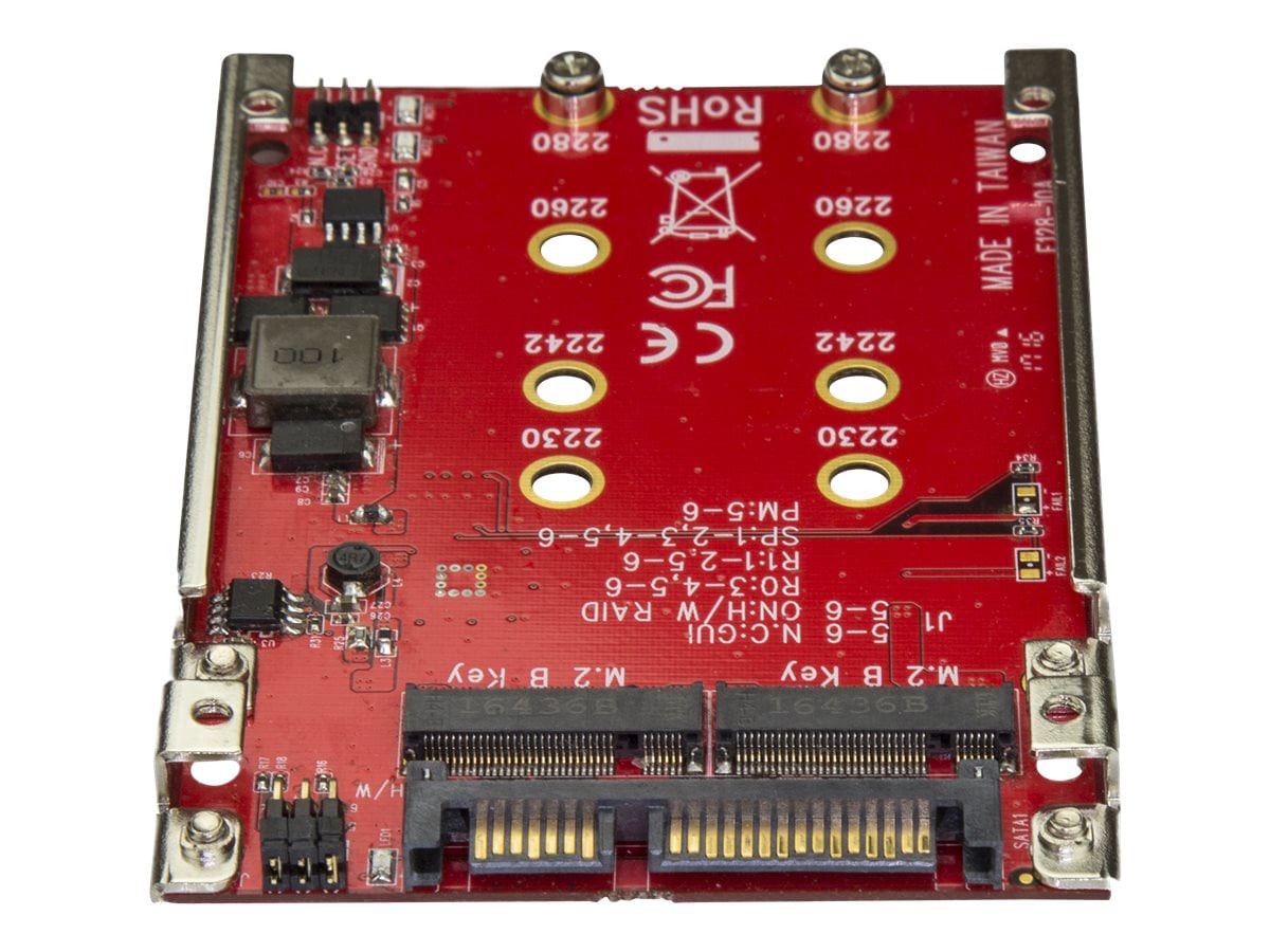 hånd reparatøren Tag et bad StarTech.com Dual-Slot M.2 to SATA Adapter - M.2 Adapter - RAID - S322M225R  - Storage Mounts & Enclosures - CDW.ca