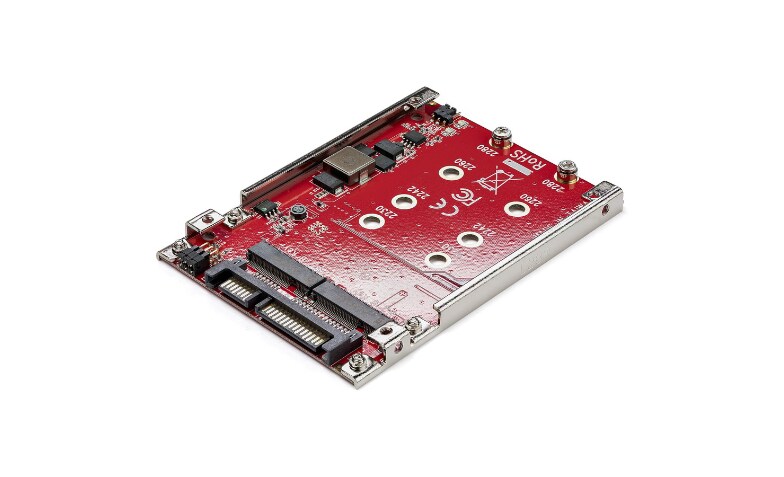 StarTech.com Dual-Slot M.2 to SATA Adapter - M.2 SATA Adapter for 2,5  Drive Bay - M.2 Adapter - M.2 SSD Adapter - M.2 - S322M225R - Storage  Mounts & Enclosures - CDW.ca