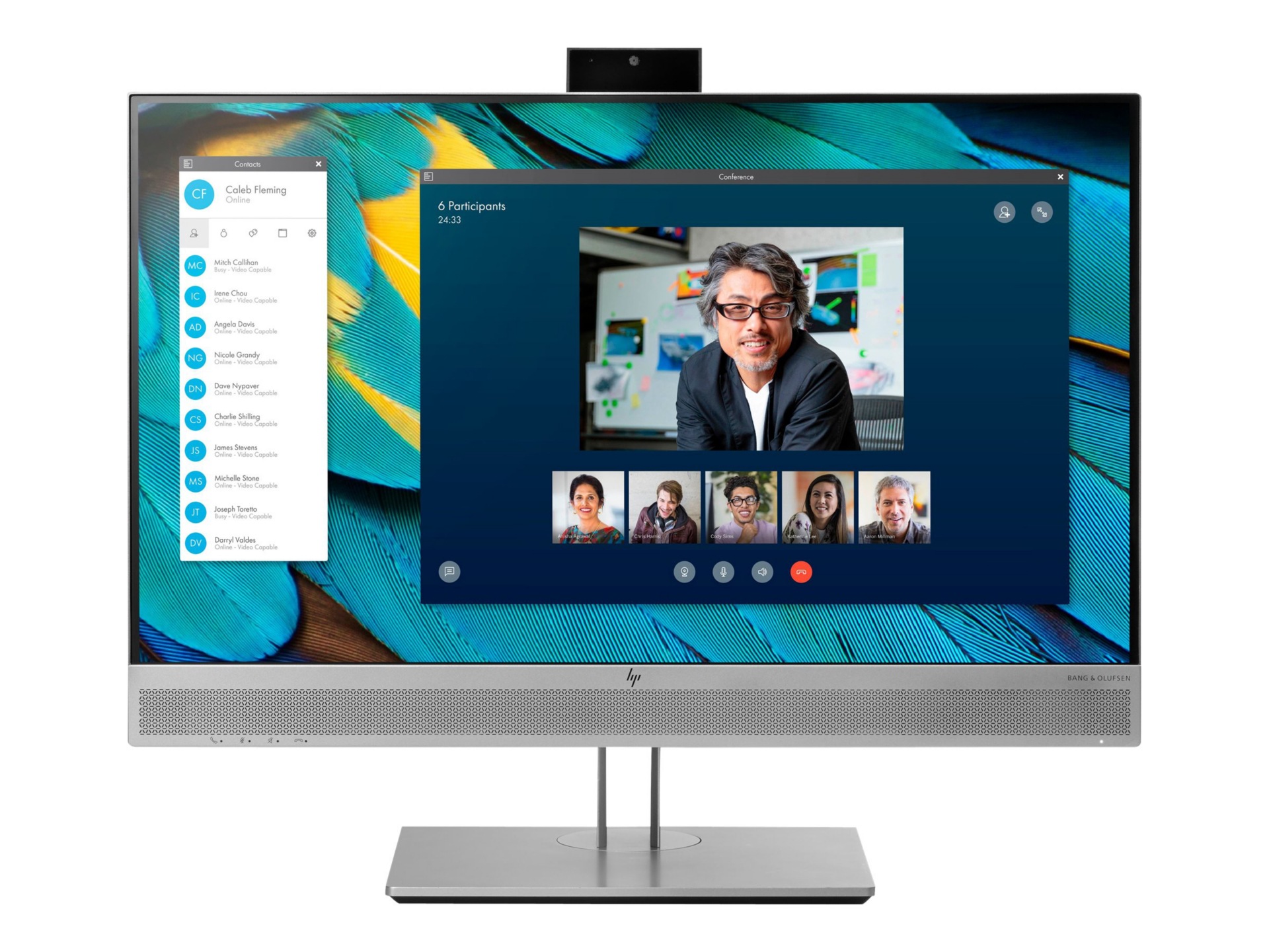 hp monitor sound