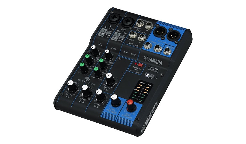 Yamaha MG06 analog mixer - 6-channel