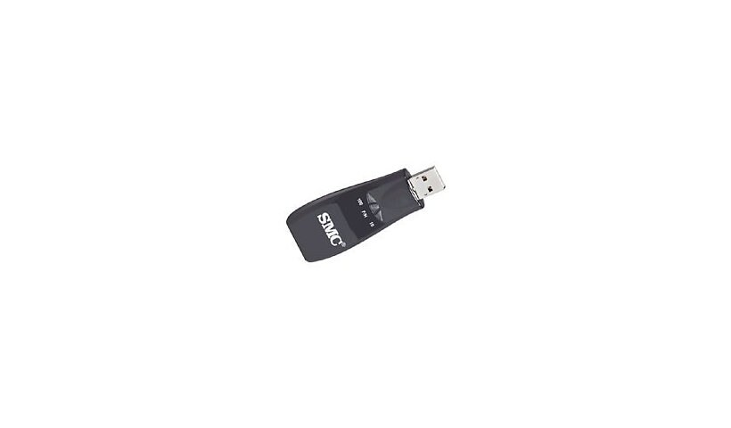 SMC EZ Networking Compact USB 2.0 to 10/100Mbps Ethernet Adapter
