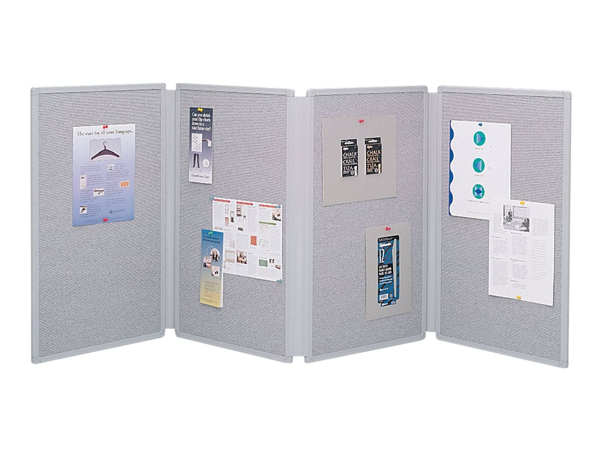 Quartet 72X30 Tabletop Display-Grey