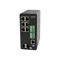 Transition Networks Hardened SISPM1040-362-LRT - switch - 8 ports - managed