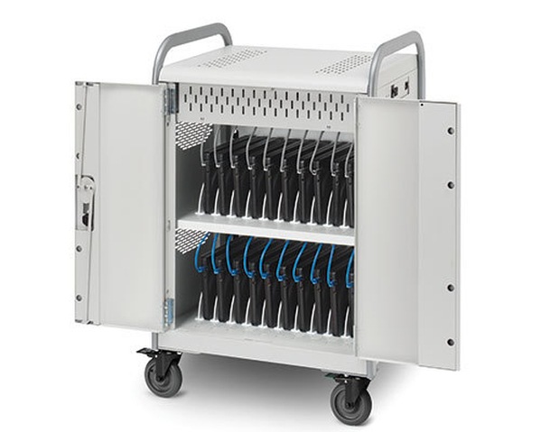 BRETFORD 20U Network Managed Laptop Cart