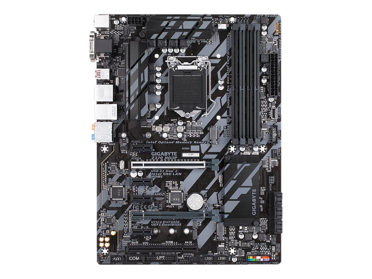 Gigabyte Z370 HD3P - 1.0 - motherboard - ATX - LGA1151 Socket - Z370