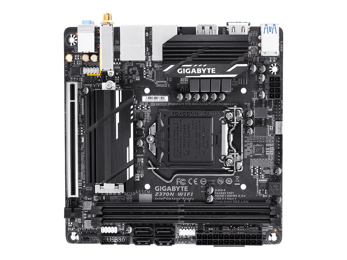 Gigabyte Z370N WIFI - 1.0 - motherboard - mini ITX - LGA1151 Socket - Z370