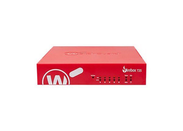 WatchGuard Firebox T35 - security appliance - WatchGuard Trade-Up Program - with 1 year Total Security Suite