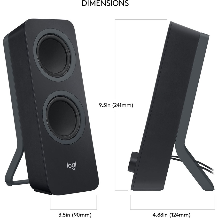 Thumbnail 5 of 9 for Logitech Z207 Bluetooth Computer Speakers - speakers - for PC - wireless