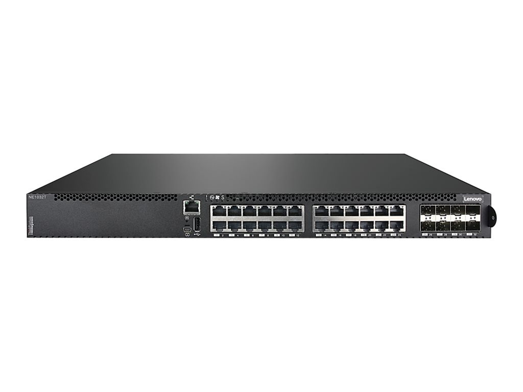 Lenovo ThinkSystem NE1032T RackSwitch - switch - 24 ports - managed - rack-