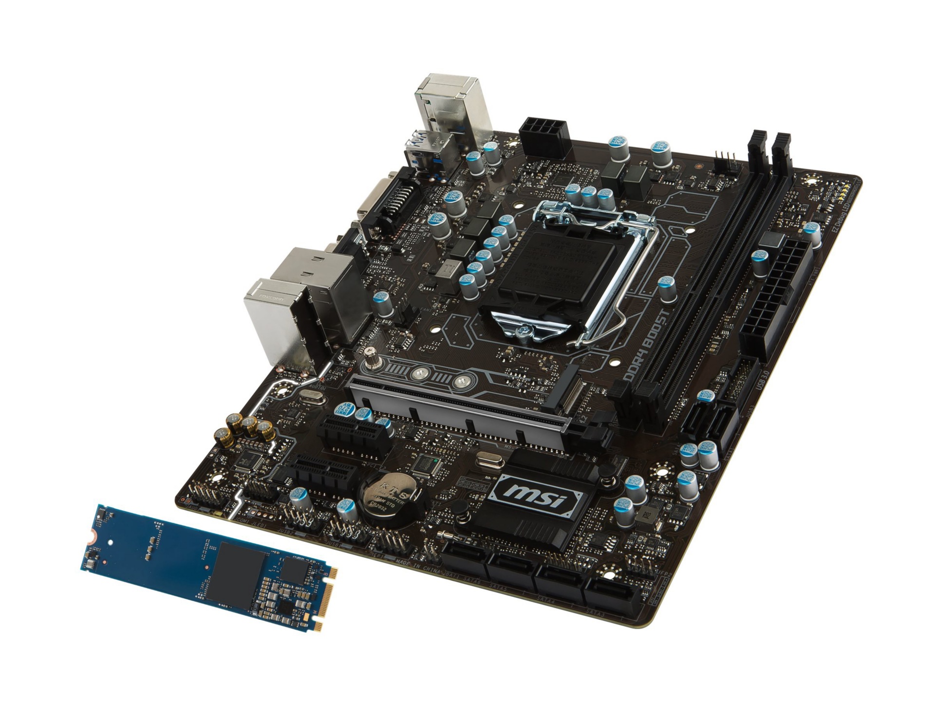 MSI B250M PRO OPT BOOST - motherboard - micro ATX - LGA1151 Socket - B250 - with 16GB Intel Optane memory Onboard