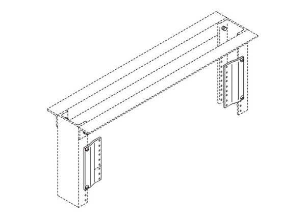 CPI rack bracket adapter - 1U