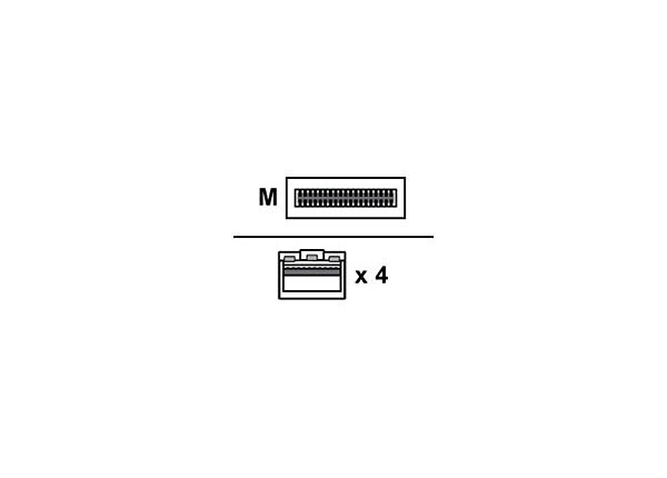 Extreme Networks direct attach cable - 7 m