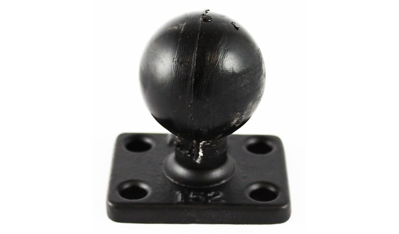 RAM C Size 1.5" Ball on Rectangular Plate with 1" x 1.5" 4-Hole Pattern - ball mount