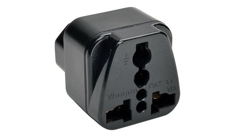 Tripp Lite Power Plug Adapter for IEC-320-C13 Outlets - power connector adapter