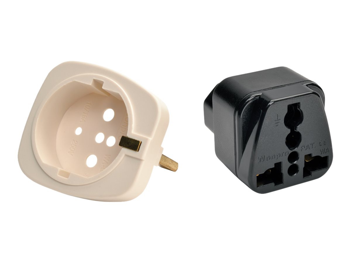 Thumbnail 2 of 3 for Eaton Tripp Lite Series Power Plug Adapter for IEC-320-C13 Outlets - power connector adapter