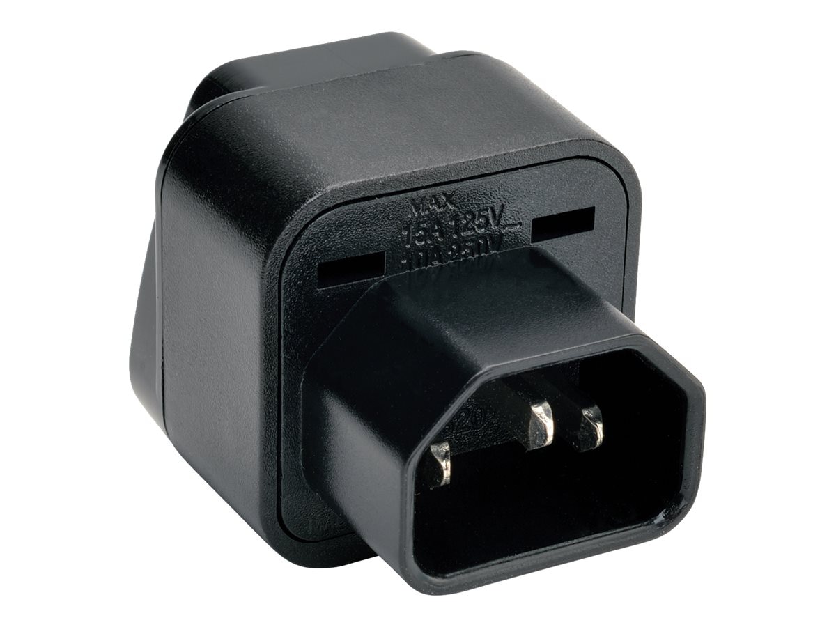 Thumbnail 3 of 3 for Eaton Tripp Lite Series Power Plug Adapter for IEC-320-C13 Outlets - power connector adapter