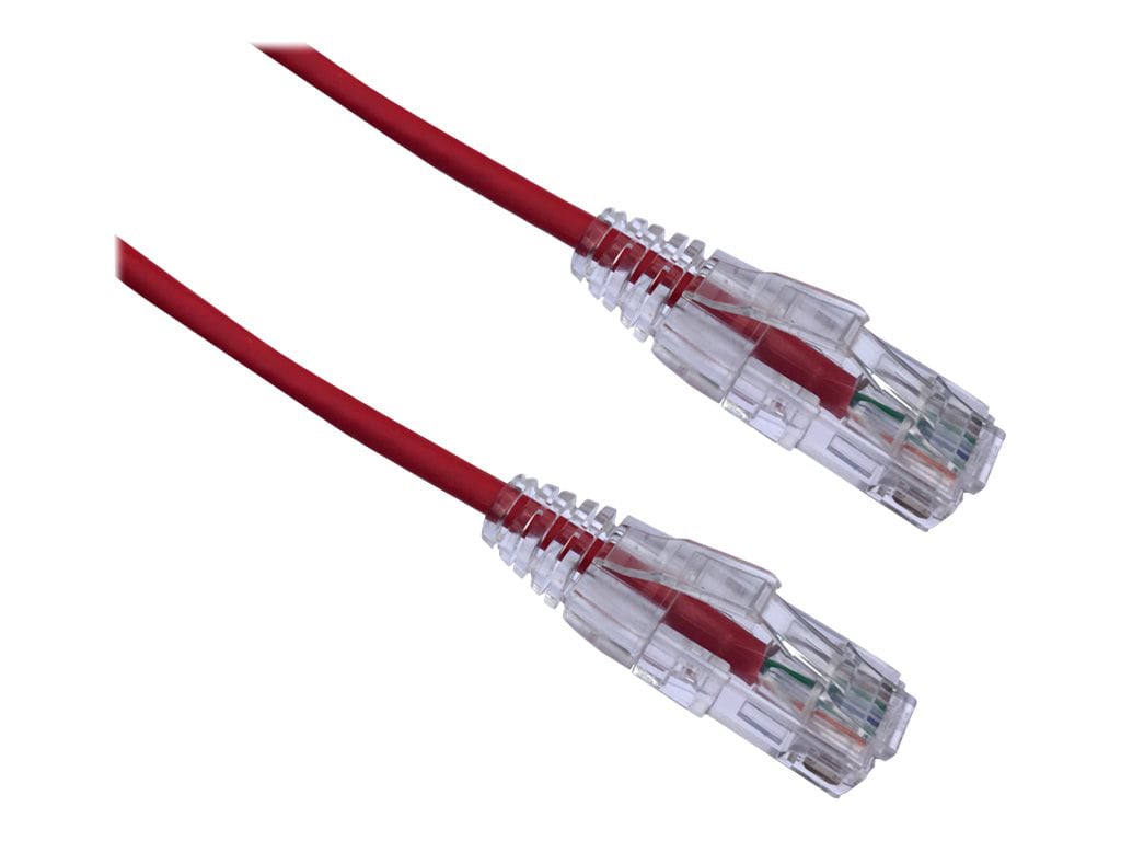 Axiom BENDnFLEX Ultra-Thin - patch cable - 3 ft - red