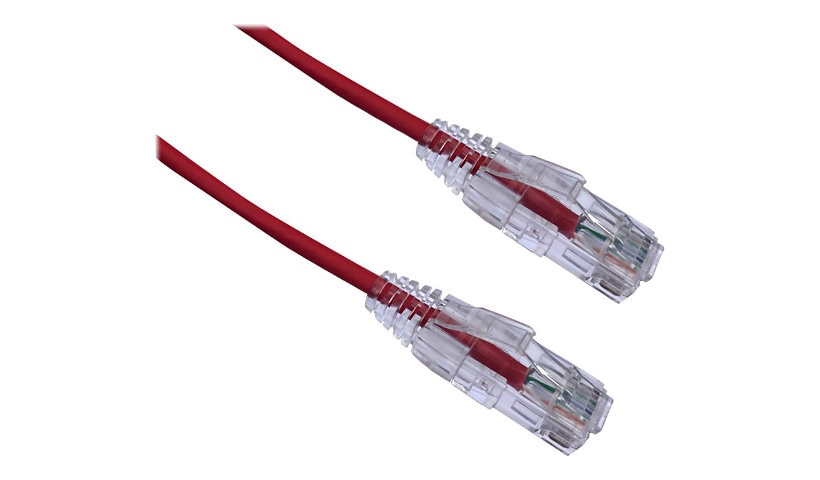 Axiom BENDnFLEX Ultra-Thin - patch cable - 3 ft - red