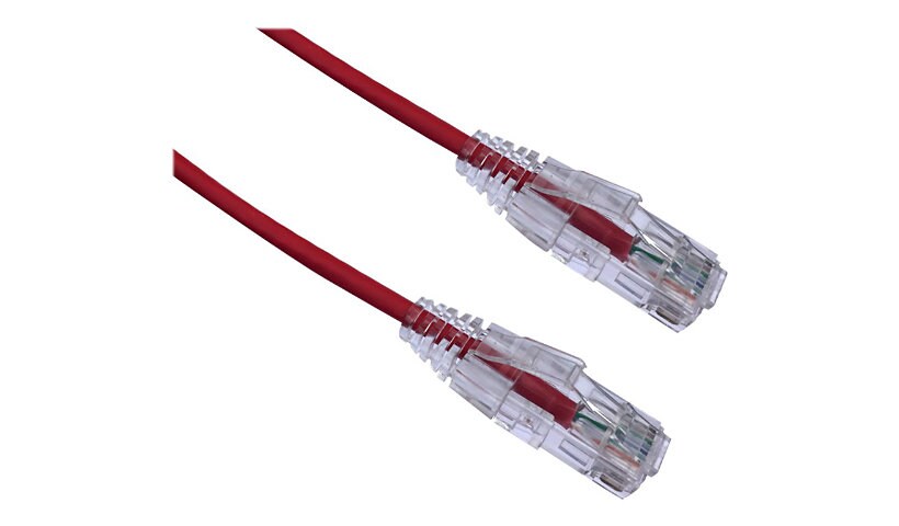 Axiom BENDnFLEX Ultra-Thin - patch cable - 10 ft - red