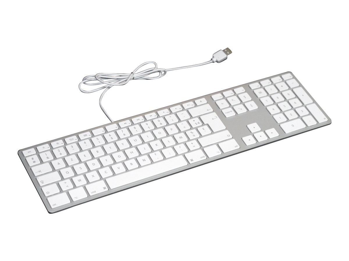 Matias Wired Aluminum - keyboard - US - silver - FK318S