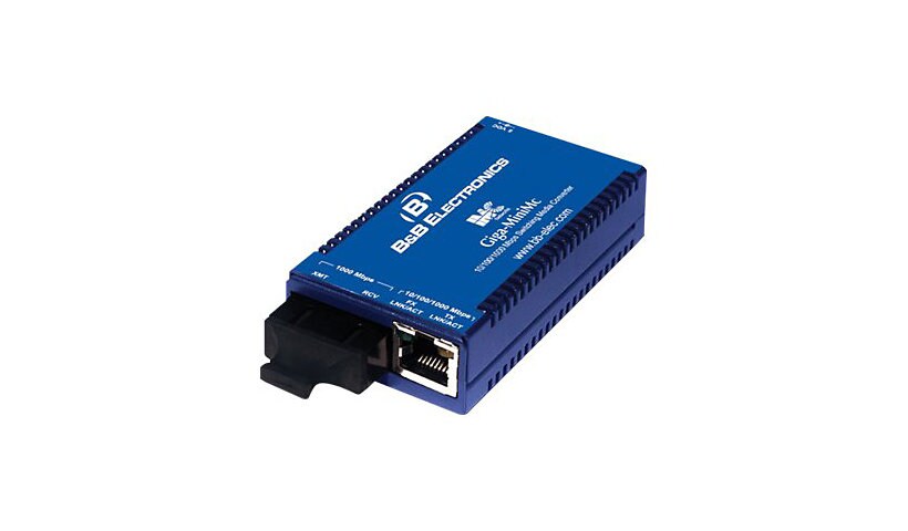 IMC Giga-MiniMc - fiber media converter - 10Mb LAN, 100Mb LAN, GigE